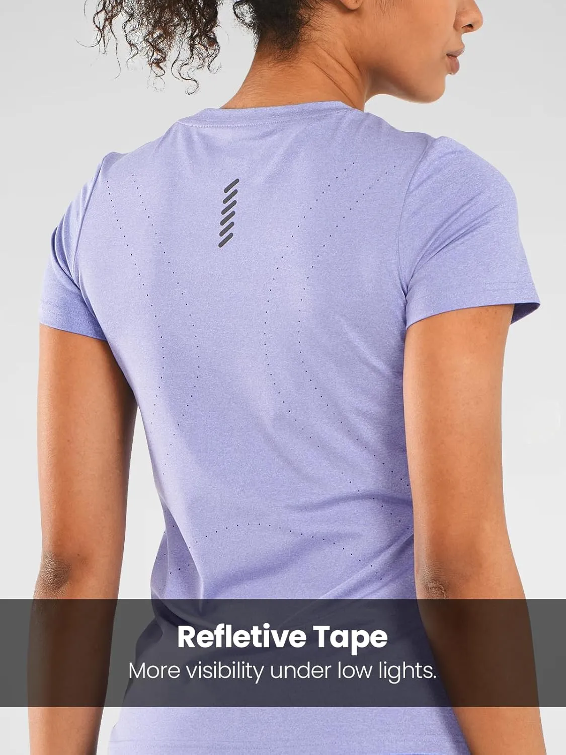 ALLZERO Feel Fit Workout Tops for Women Short Sleeve T-Shirts Breathable Athletic Tees for Yoga Running Gym Activewear