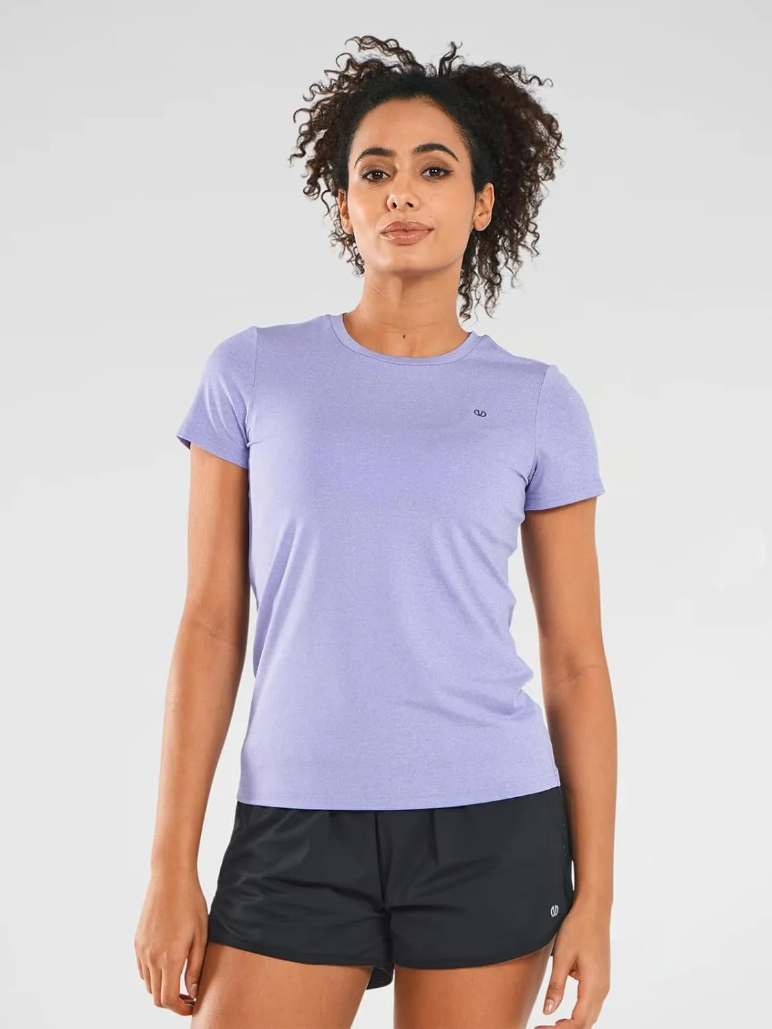 ALLZERO Feel Fit Workout Tops for Women Short Sleeve T-Shirts Breathable Athletic Tees for Yoga Running Gym Activewear