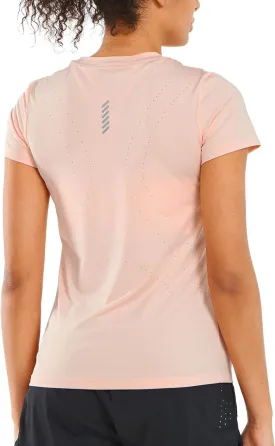 ALLZERO Feel Fit Workout Tops for Women Short Sleeve T-Shirts Breathable Athletic Tees for Yoga Running Gym Activewear