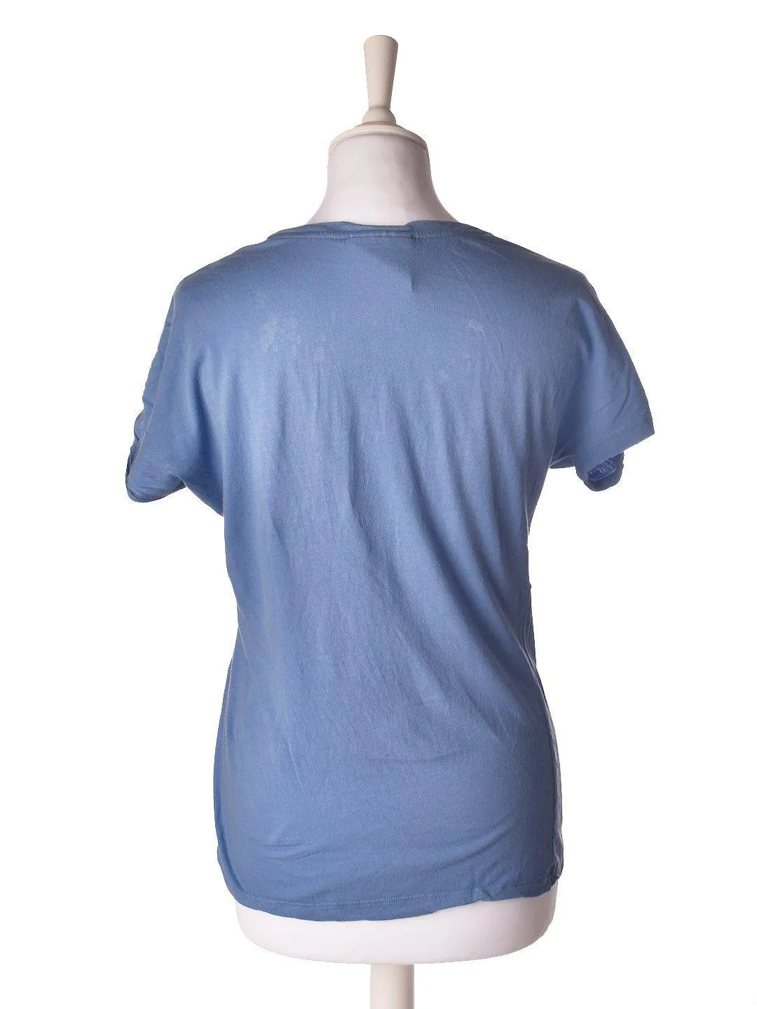Blå T-shirt med Print