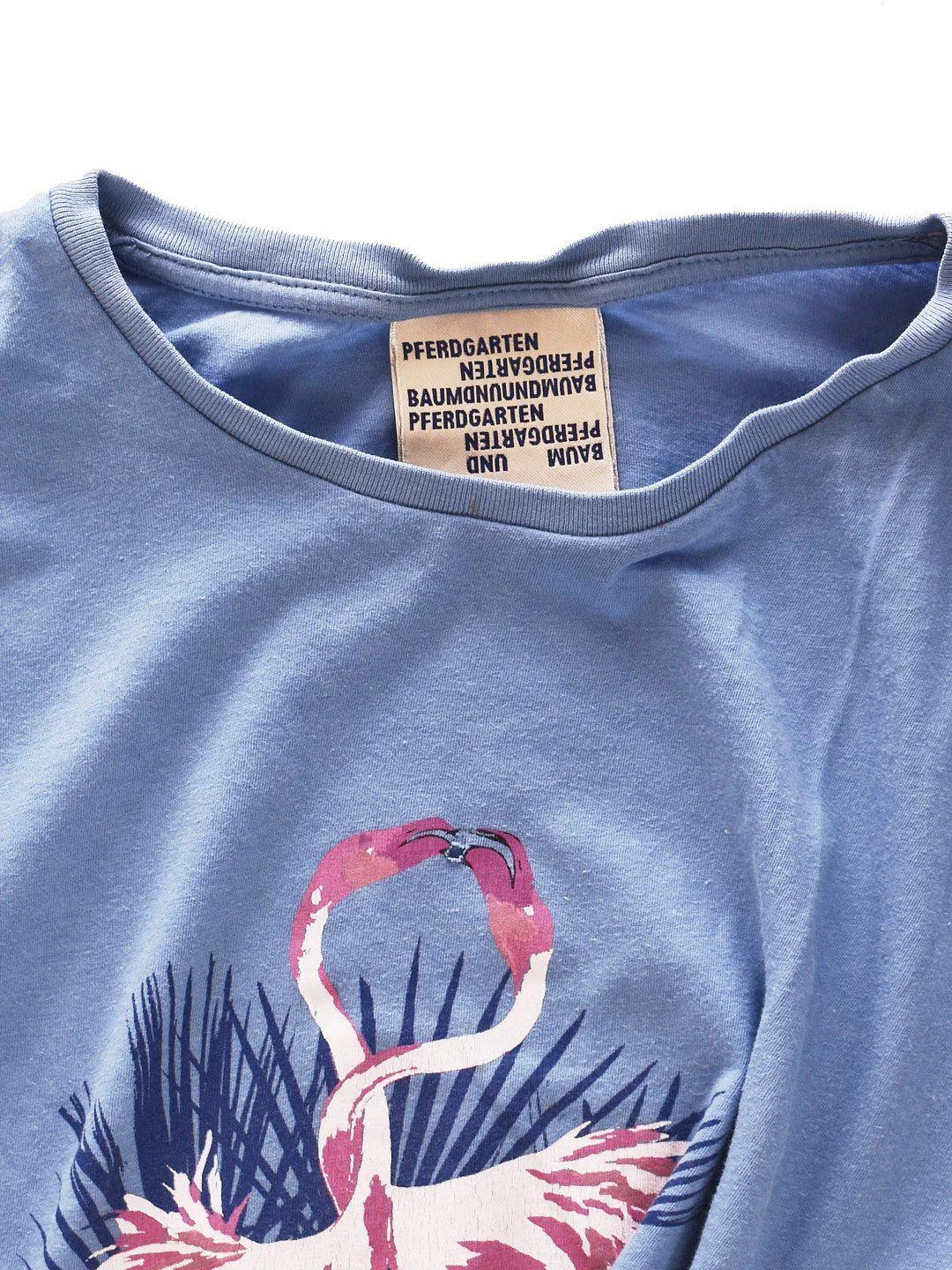 Blå T-shirt med Print