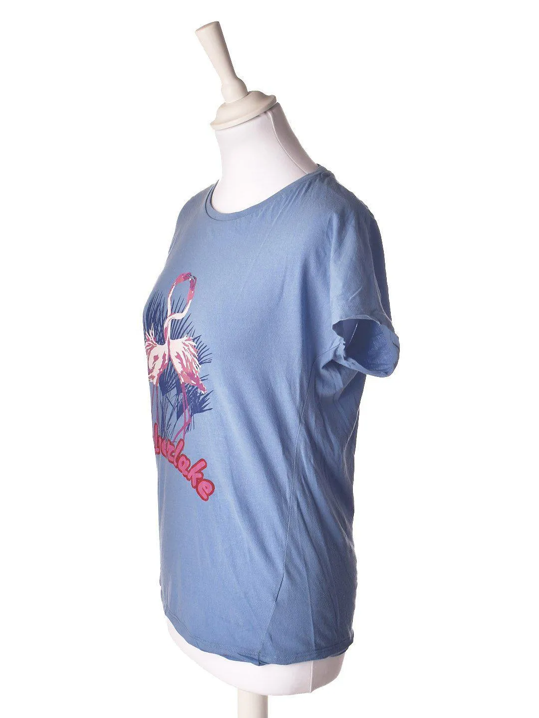 Blå T-shirt med Print
