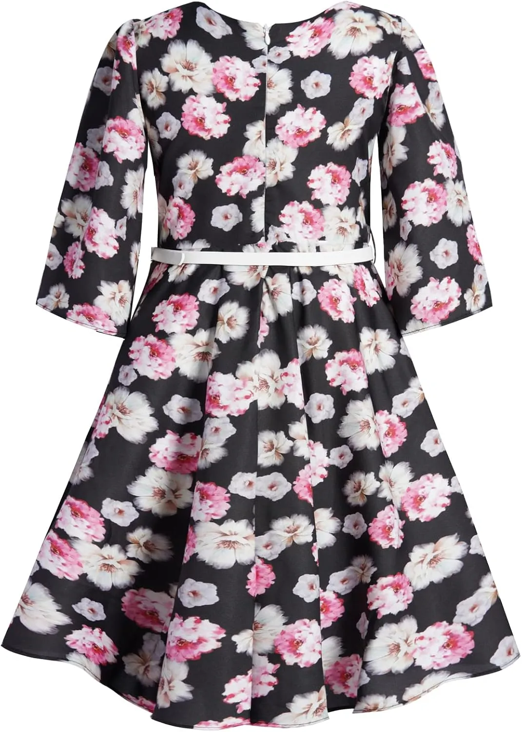 Bonny Billy Girls Classy Vintage Floral Swing Kids Party Dresses