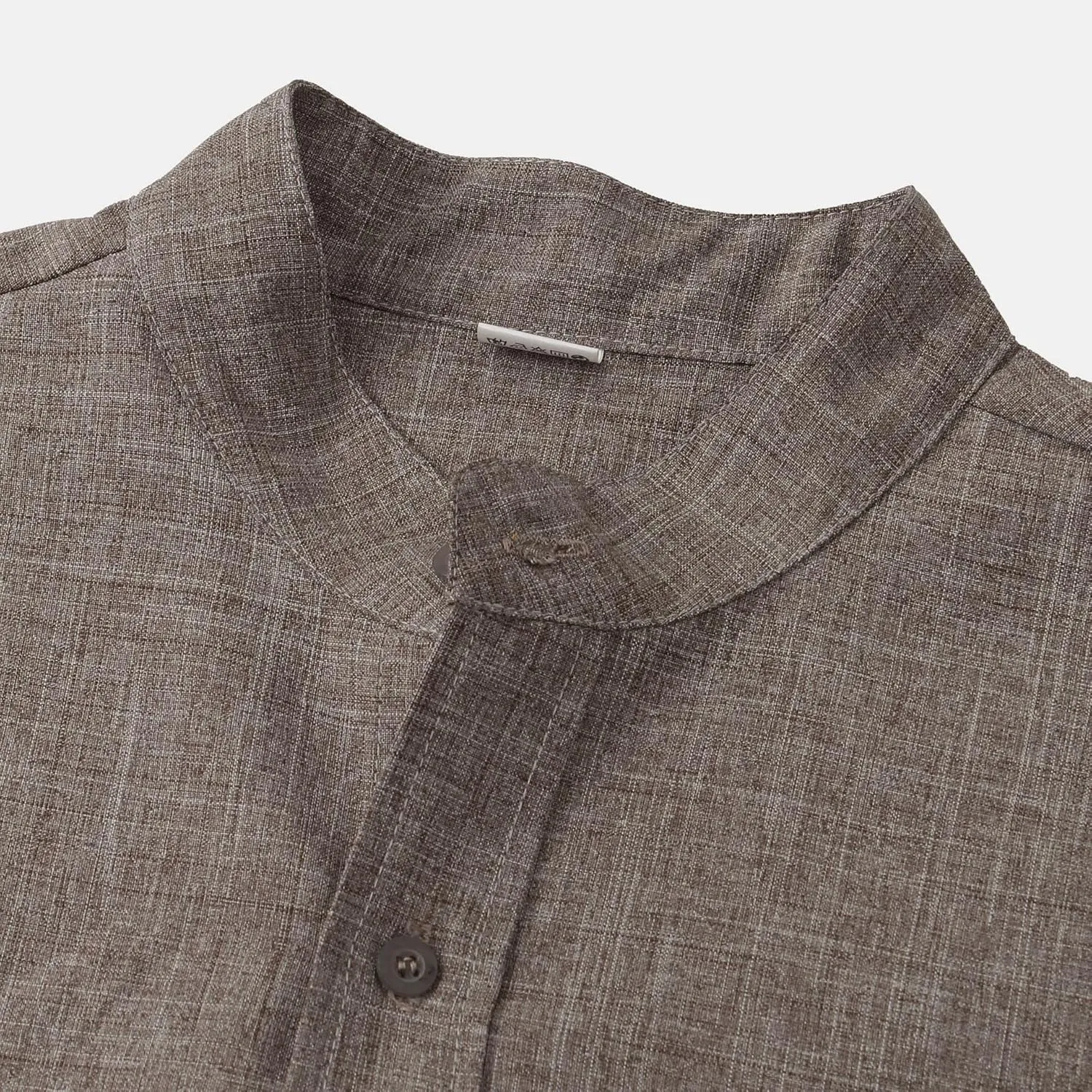 Cotton Linen Shirts for Men Casual Loose Shirts Lightweight Short Sleeve Button Down Beach Hawaiian Shirts Pockets