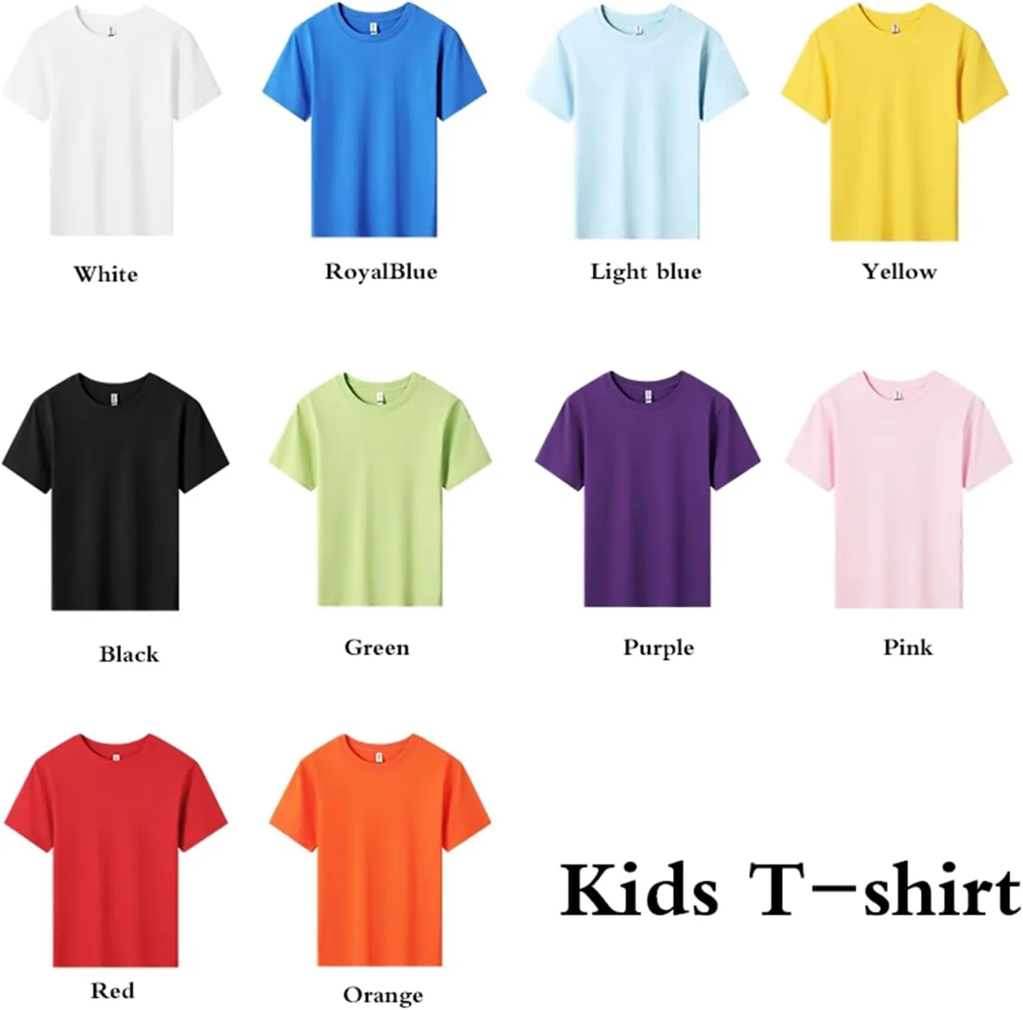 Custom Personalized Shirt for Kids Children Boys Girls - Personalized Kids Shirt with Text Photo Image - Front and Back Print