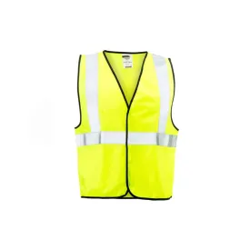 DROMEX FLAME RETARDANT REFLECTIVE JACKETS SLEEVELESS COLOUR-LIME SIZE 2XL