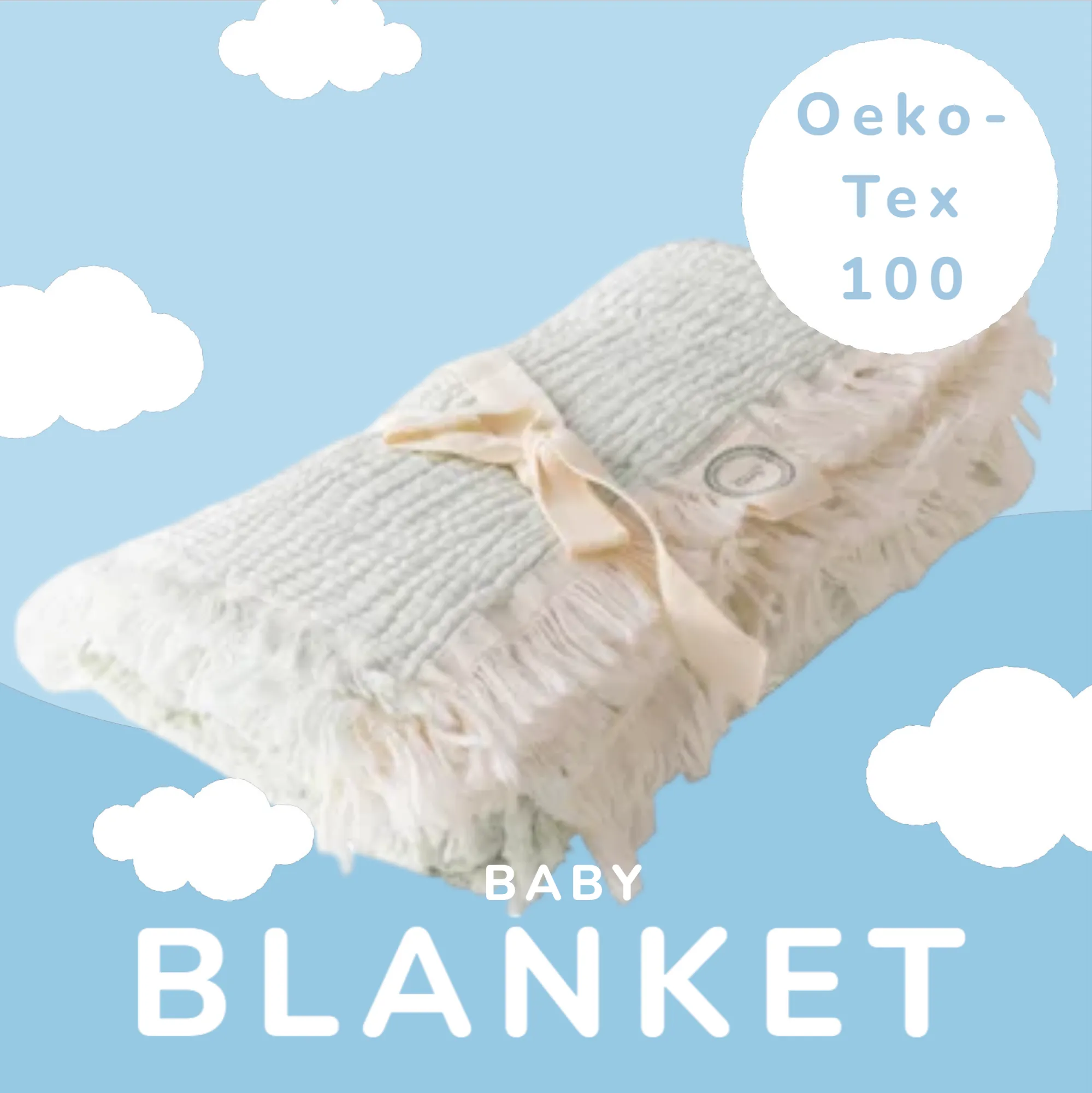 Handmade Natural Turkish Cotton Muslin Double Face Multi-Purpose Baby Blanket