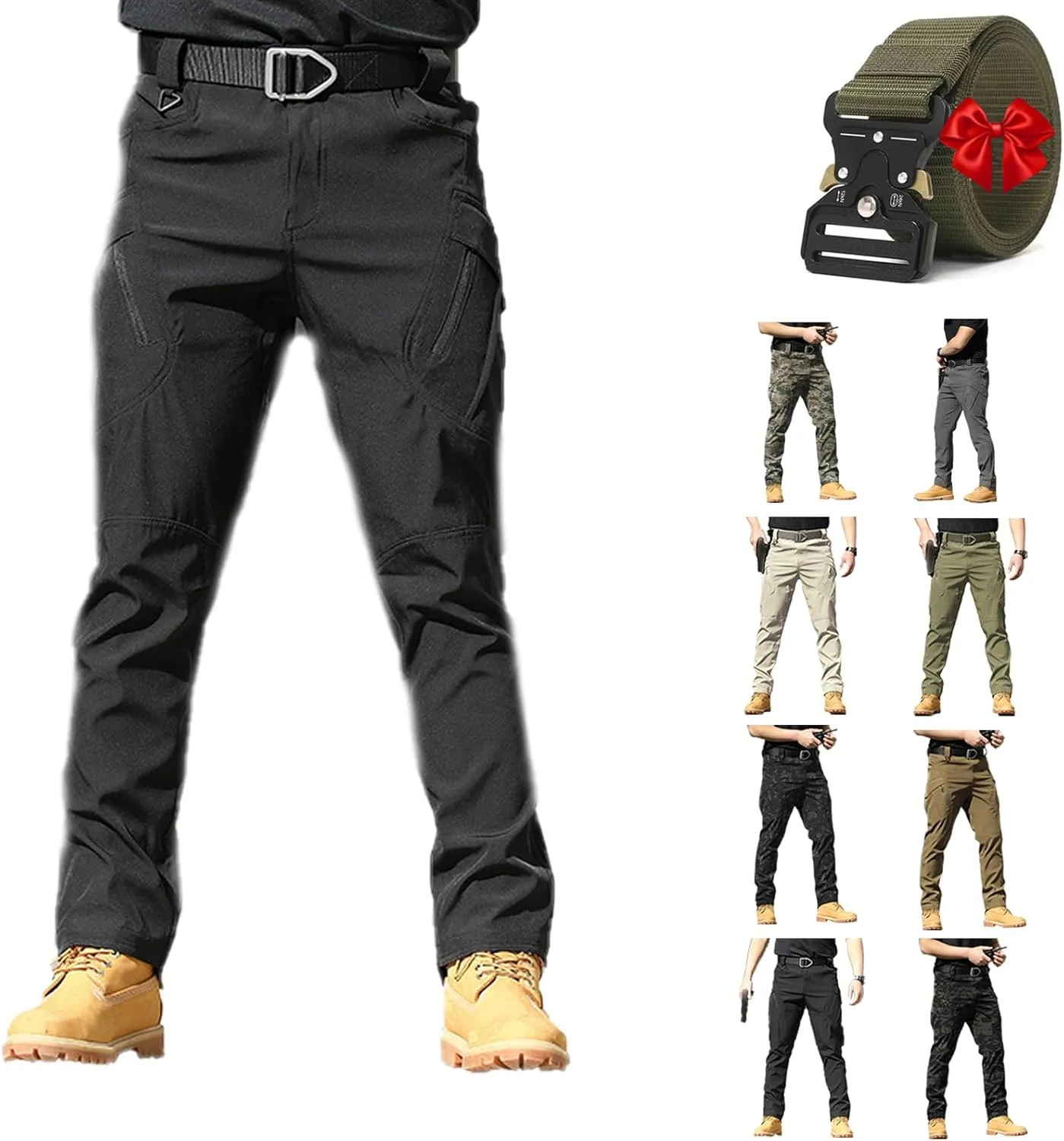 Le Spartan Tactical Pants, Lespartan Tactical Pants, 10-Pocket Lightweight Water Resistant Ripstop Cargo Pants