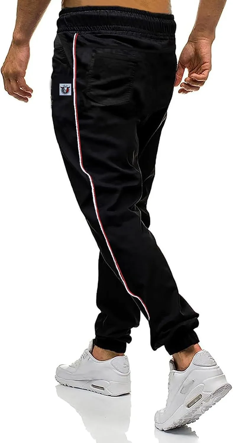 Men Joggers Chino Cargo Pants Hiking Outdoor Recreation Pants Twill Fitness Track Jogging Pants Casual Cotton Pants
