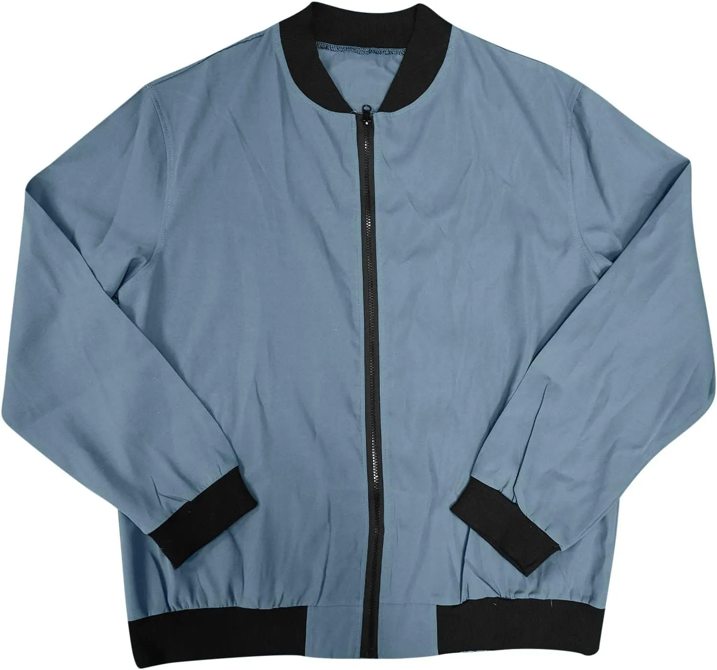 Men's Bomber Jacket Plus Size Stylish Lightweight Full Zip Fall Windbreaker Coat Fall Spring Thicken Casual Jackets