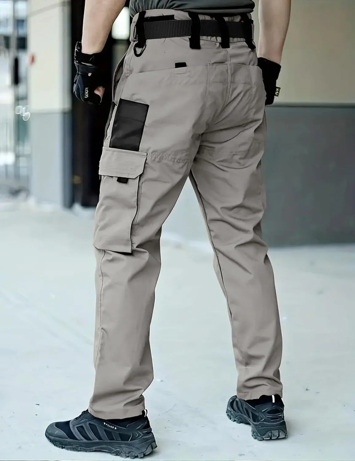 Men's Hiking Tactical Pants Lightweight Work Cargo Pants Waterproof Outdoor Trousers Pants for Men