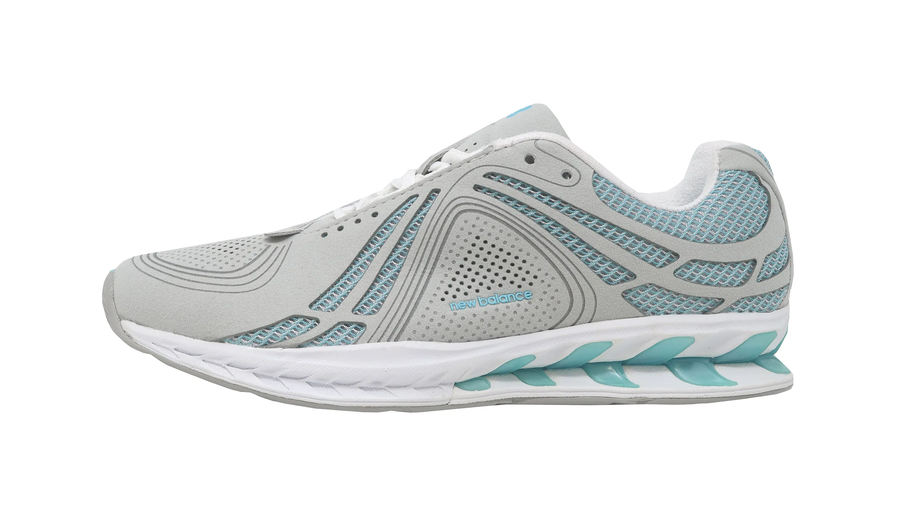 New Balance Women's 1100 Silver/Blue Toning Viz Tech Shoes