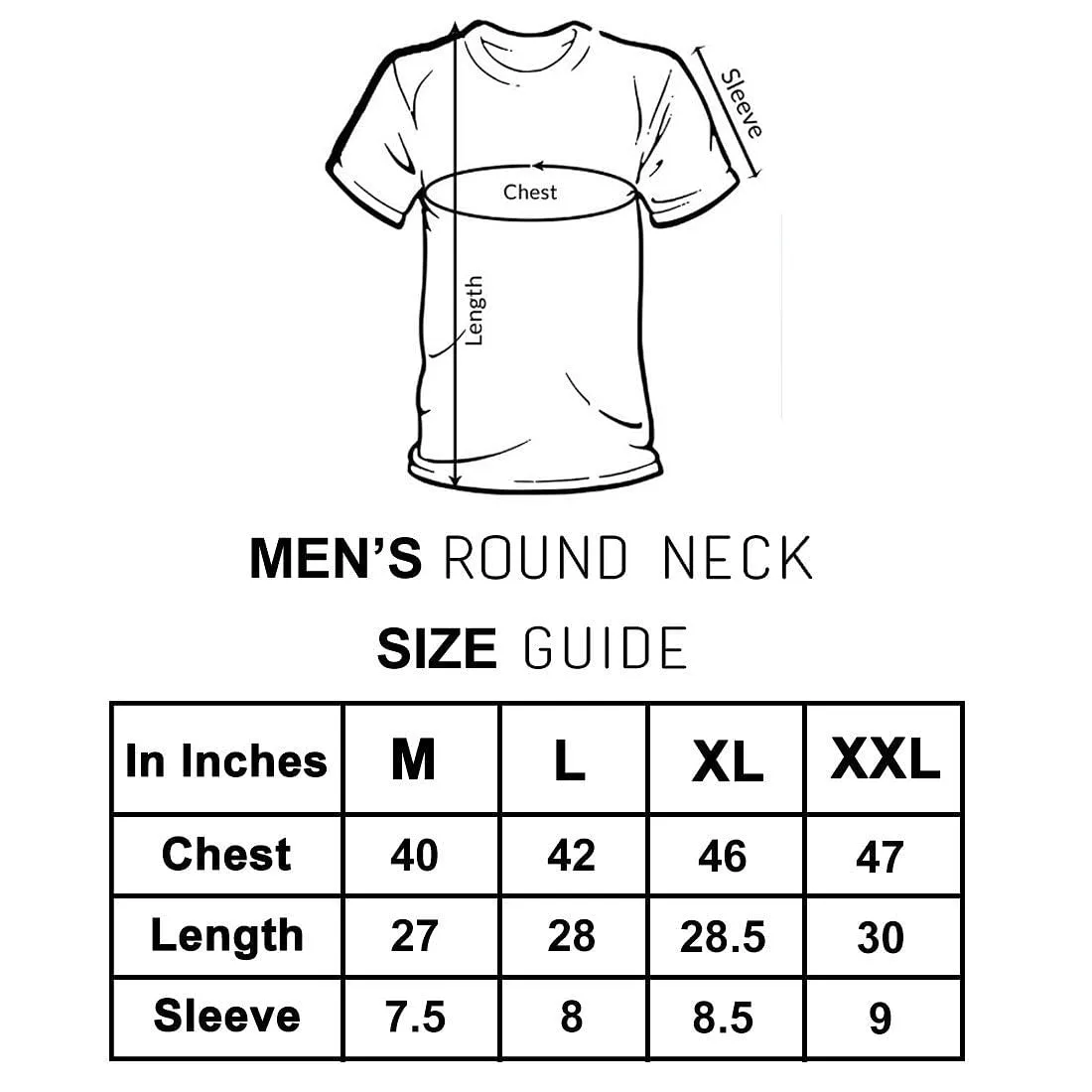 Nutcase Designer Round Neck Men's T-Shirt Wrinkle-Free Poly Cotton Tees - Happy Icecream