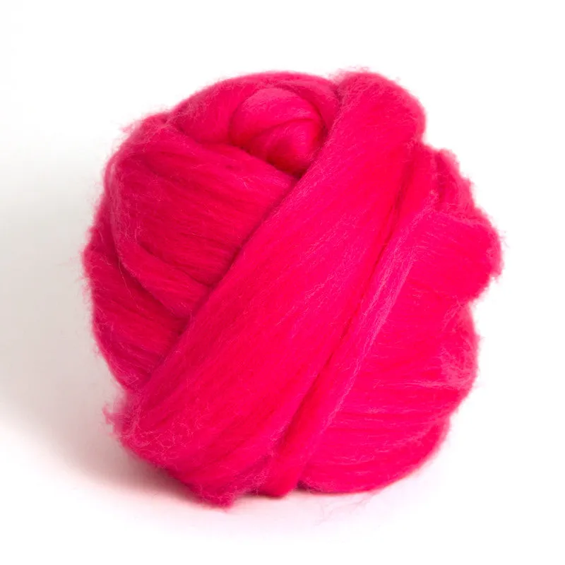 Rose Dyed Merino Tops (Discontinued)
