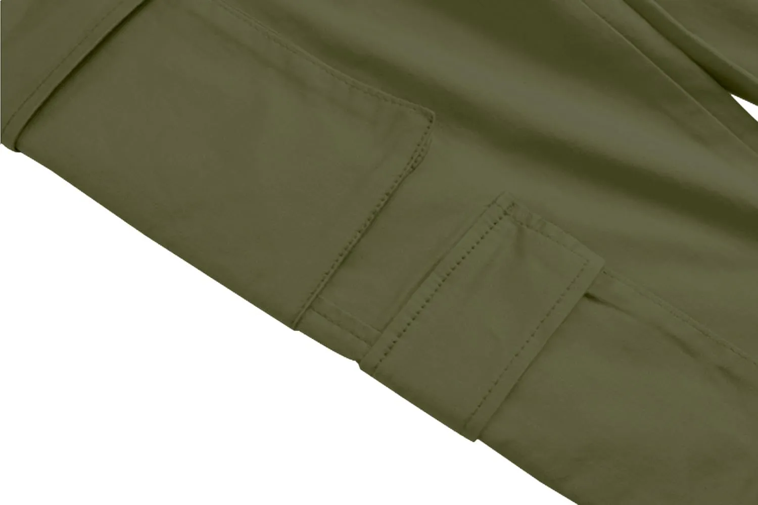 SHOOYING Boy's Cargo Pants Cotton Casual Elastic Joggers Trousers, 6-14 Years