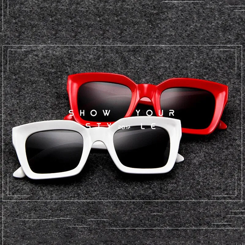 Sunglasses Women Fashion Tops Rectangle Sunglasses Womens New Vintage Sunglasses Female Retro Classic Goggles